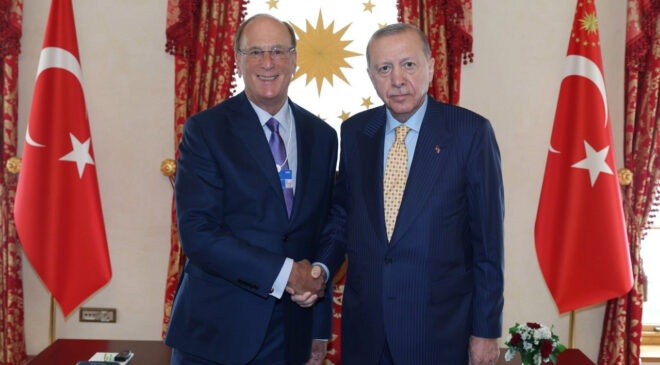 Erdoğan, BlackRock Başkanı ile görüştü