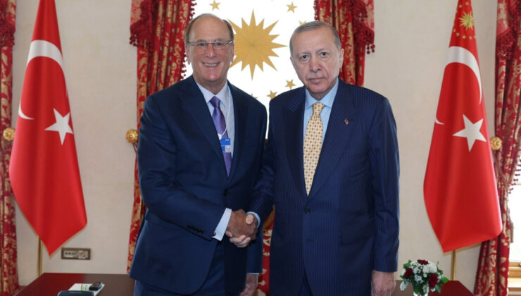 Erdoğan, BlackRock Başkanı ile görüştü